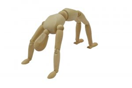 The Gymnast/Yoga Manikin: Back Arch! Image by CraigPJ on StockXchng
